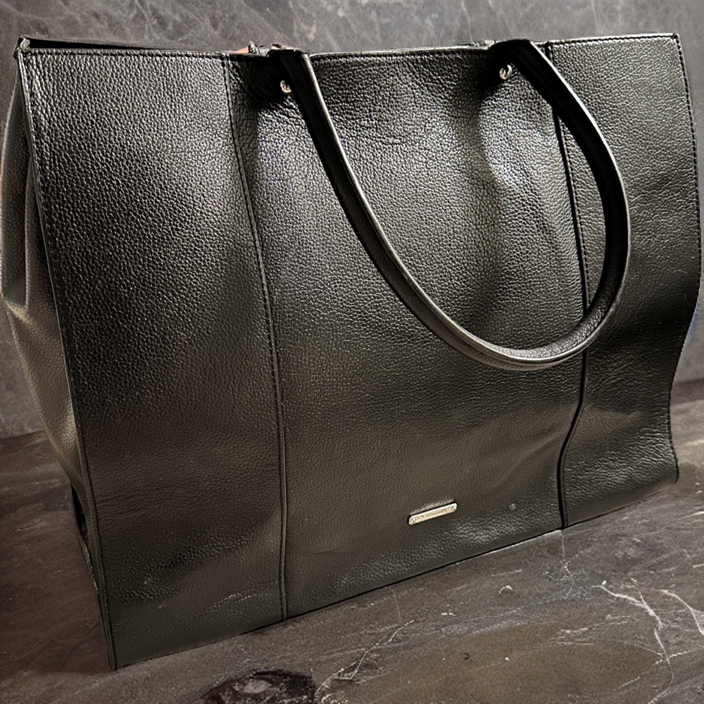 Rebecca Minkoff Large MAB Saffiano Leather Shoulder Purse Tote Bag - Picture 5 of 16
